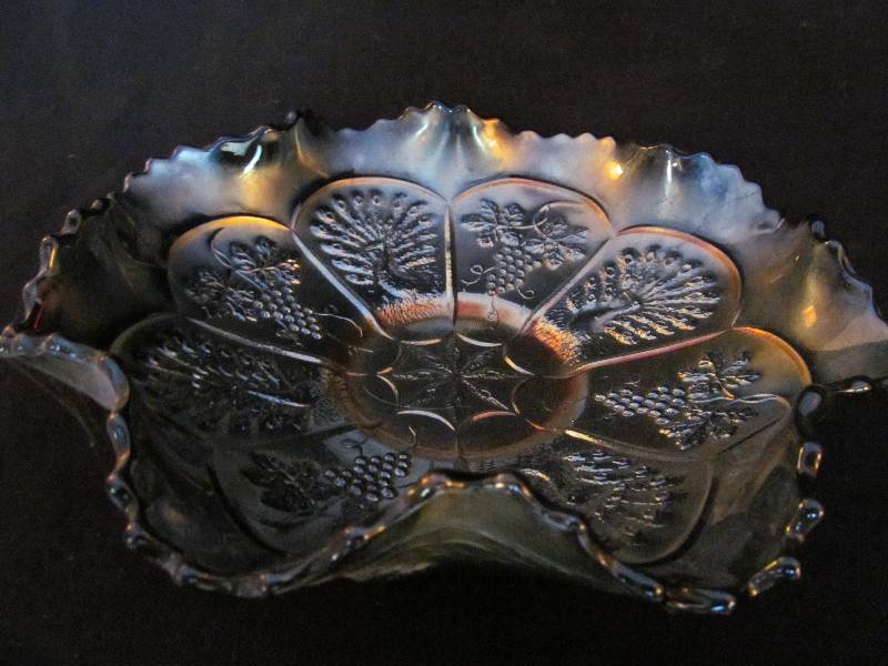 Carnival Glass Candy Dish