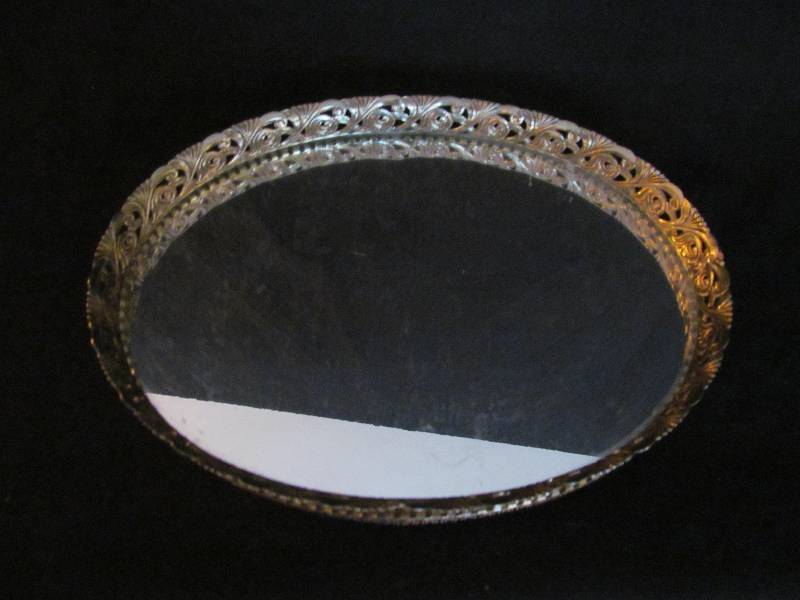 Silver Mirror Plate