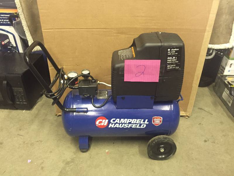Campbell Hausfelt 8 Gal Compressor Tested Works