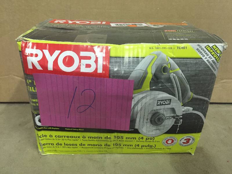 Ryobi 4 Tile Saw TC401 tested works