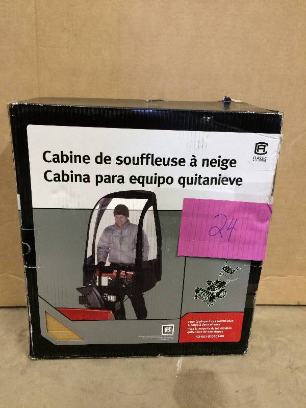 Snow Blower Cab New