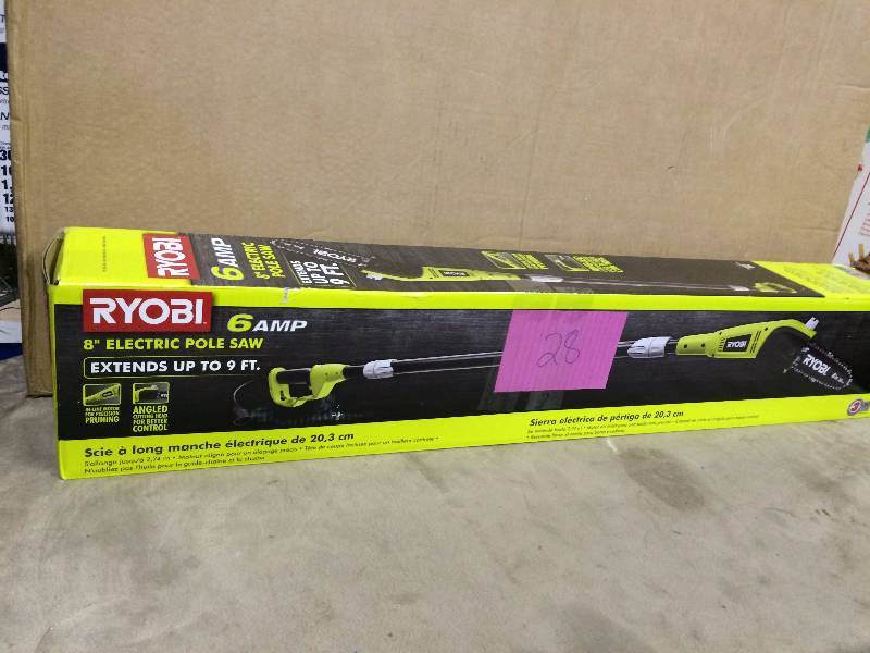 Ryobi 8 electric Pole Saw New