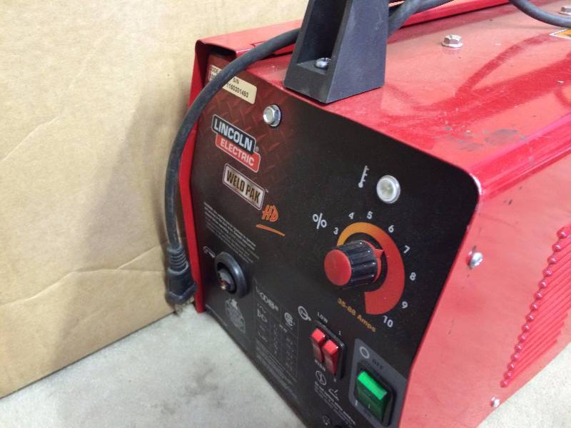 Lincoln Electric HD Weld Pak missing attachments