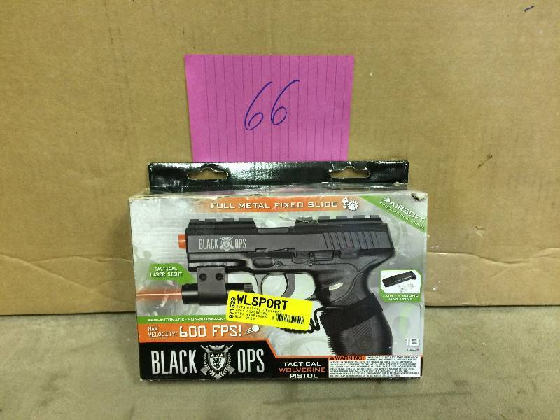 Black Ops Tacticle air soft gun