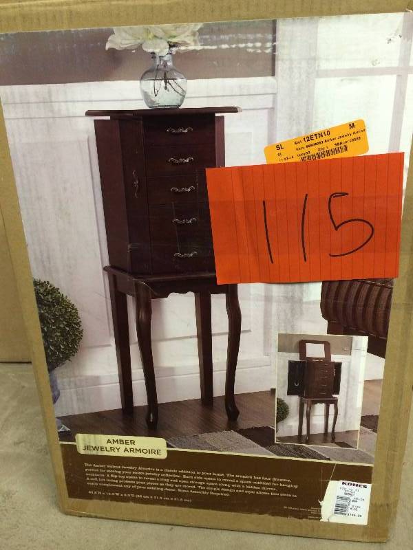 Amber Jewlery Armoire