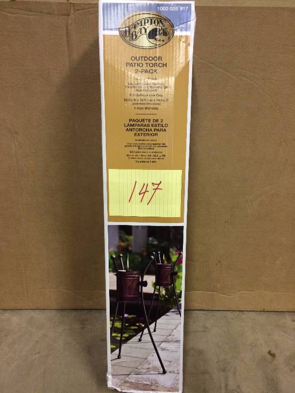 Outdoor Patio Torch- 2 Pack NEW