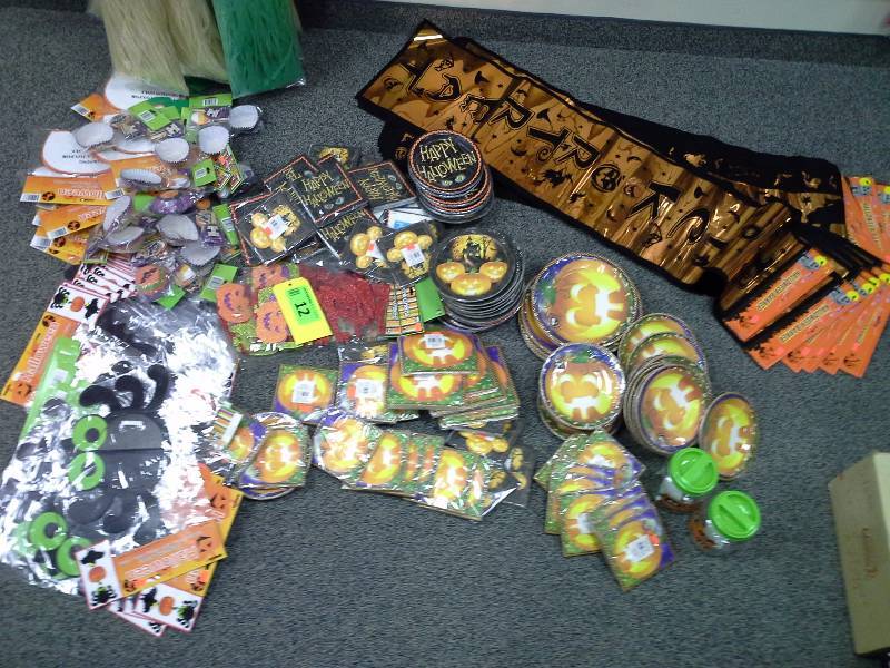 Various Halloween decorations