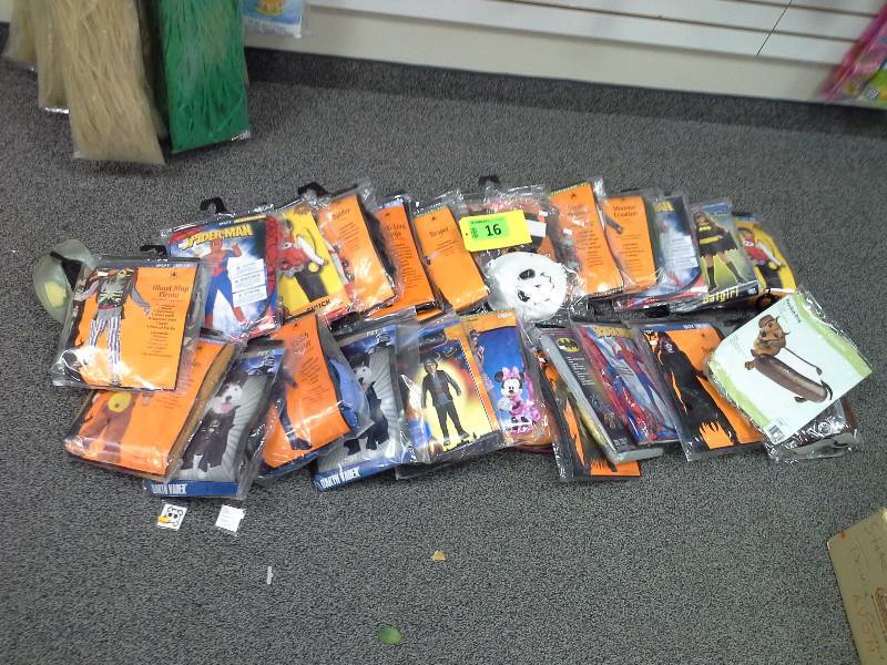 Assortment of Halloween costumes