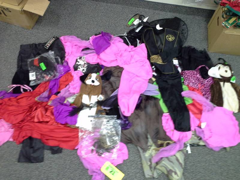 Assortment of Halloween costumes