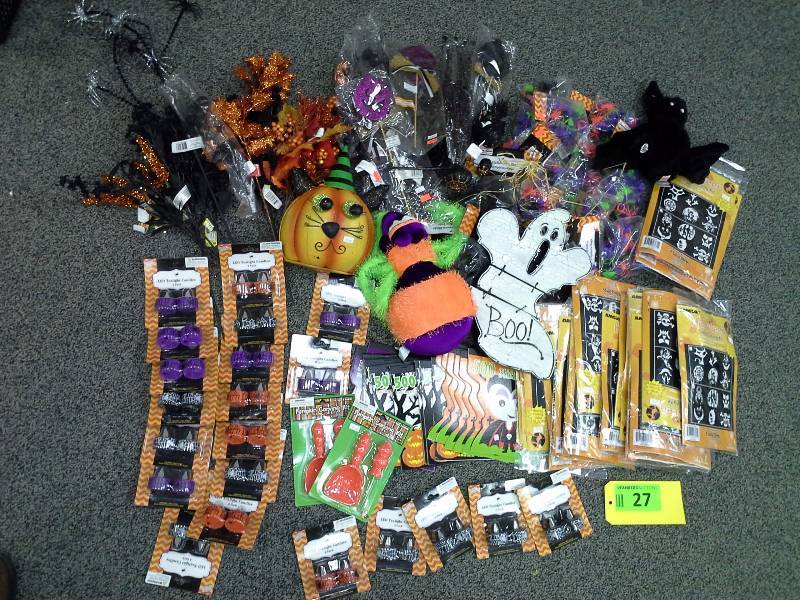 Assortment of Halloween decorations