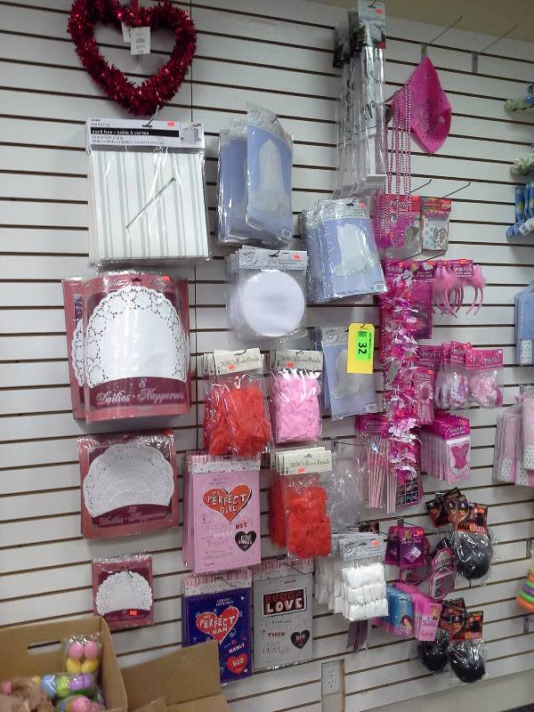 Assortment of Valentines related decorations