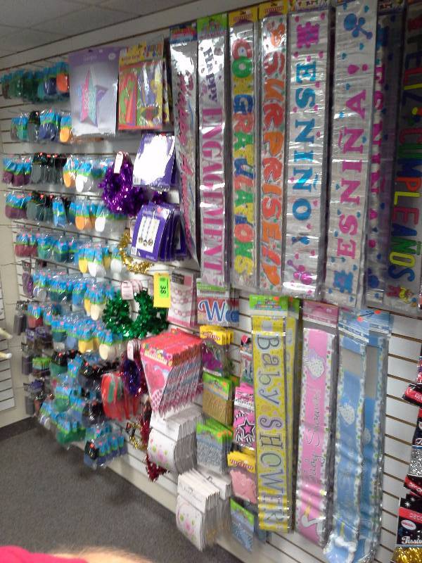 Assortment of banners and ribbons, various styles