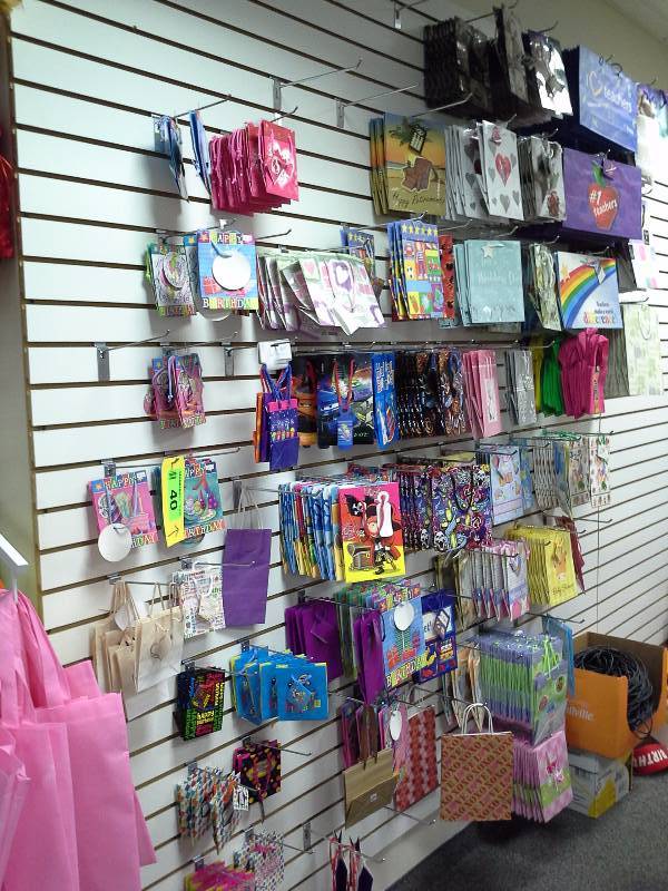 Large assortment of gift bags