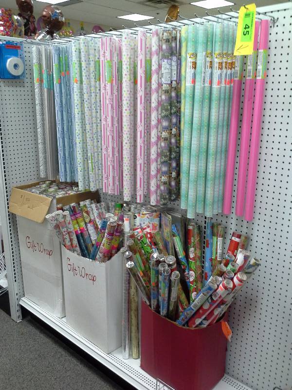 Large assortment of wrapping paper, new