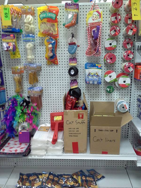Assortment of pet related items
