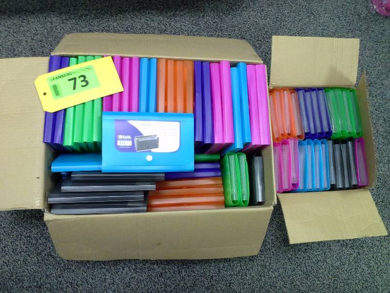 Two boxes of expanding files