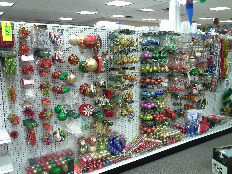 Large assortment of Christmas bulbs, decorations, beads