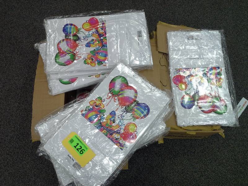 Two cases of clown gift bags