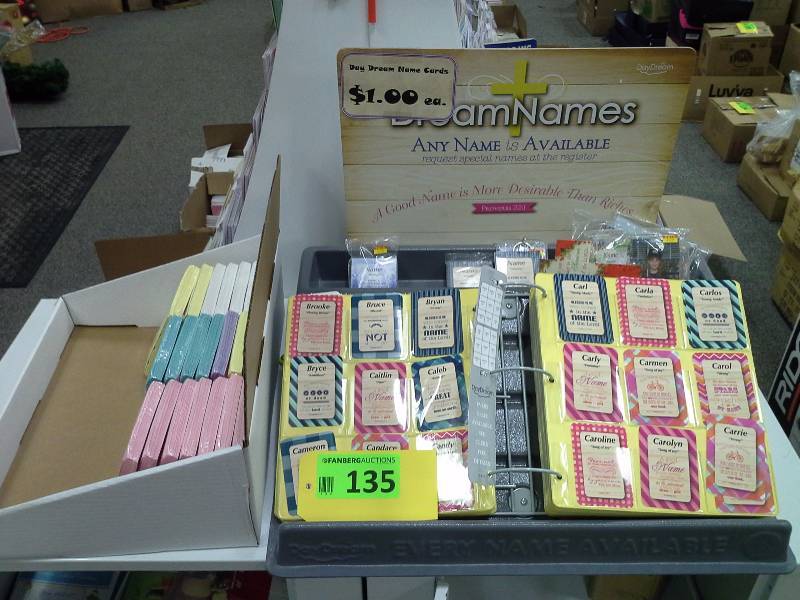 Assortment of day dream name cards, Scripture napkins