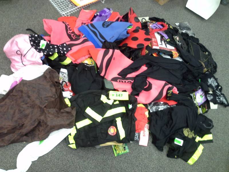 Assortment of miscellaneous Halloween costumes