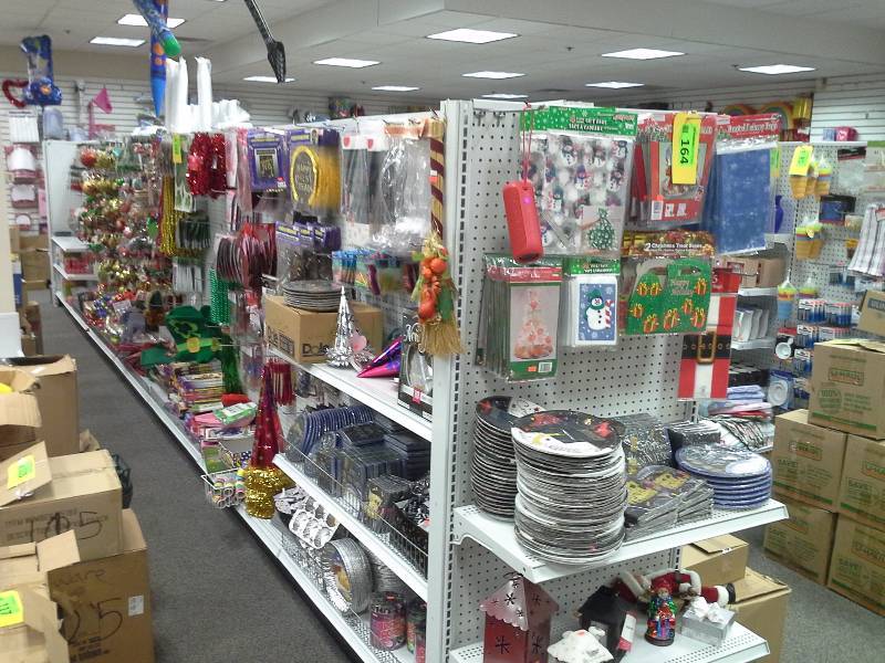 One complete section of retail shelving, including end caps (no contents)