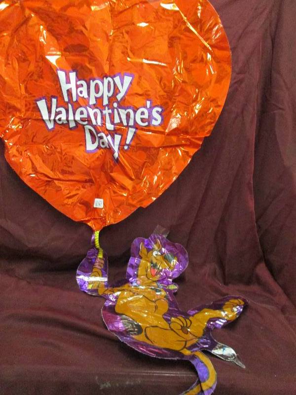 Happy Valentines Day Heart with Sc...