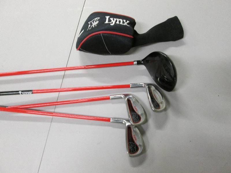 Lynx left handed golf clubs driver...