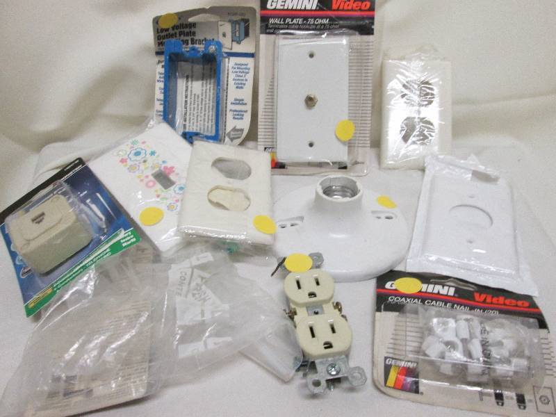 Assorted electrical supplies...