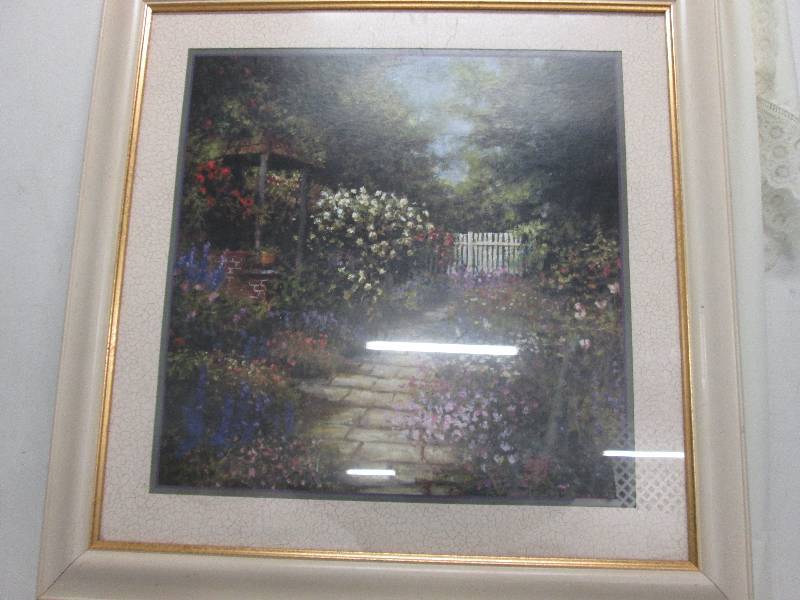 Large framed art 32 12 inch squar...