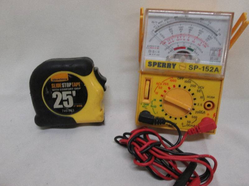 25 foot slide stop tape measure, Sp...