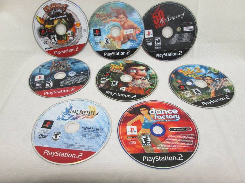 Lot of 8 Play Station 2 games  see ...