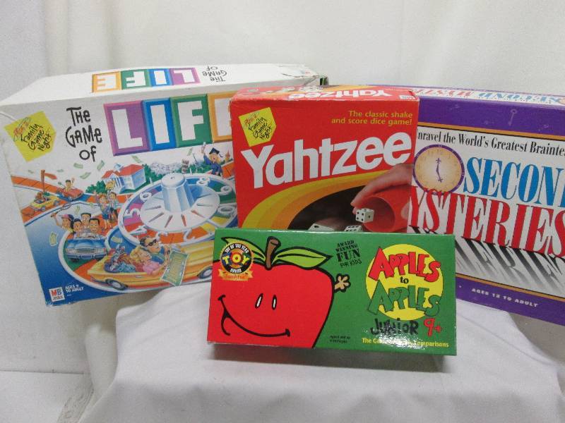 Four family games...