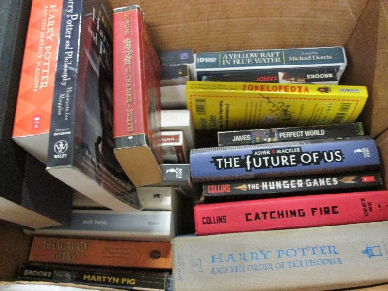 Large lot of books including Harry ...