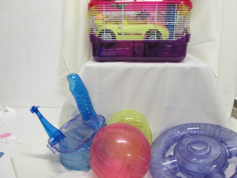 Hamster cage with extra toys & runs...
