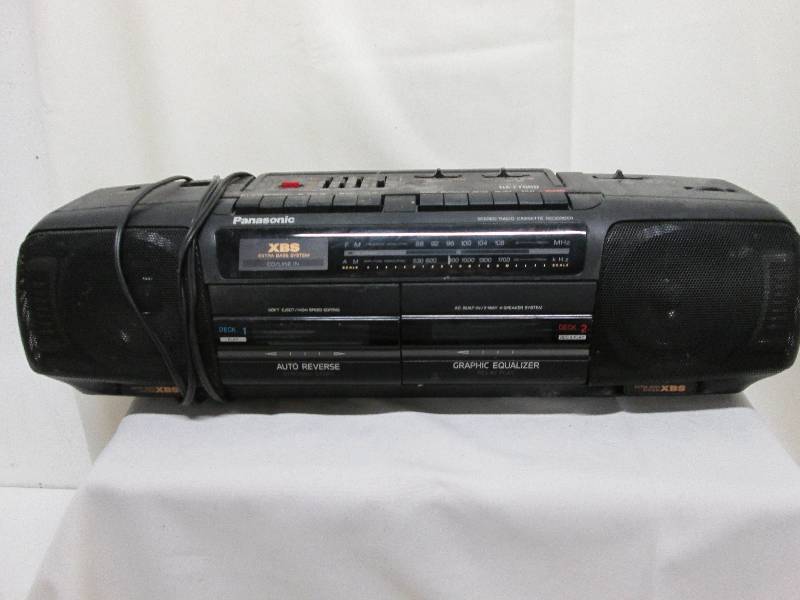 Panasonic radiocassette player...