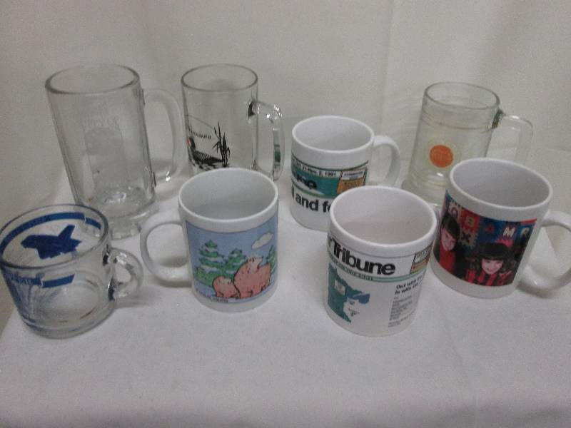 Lot of 8 assorted mugs...