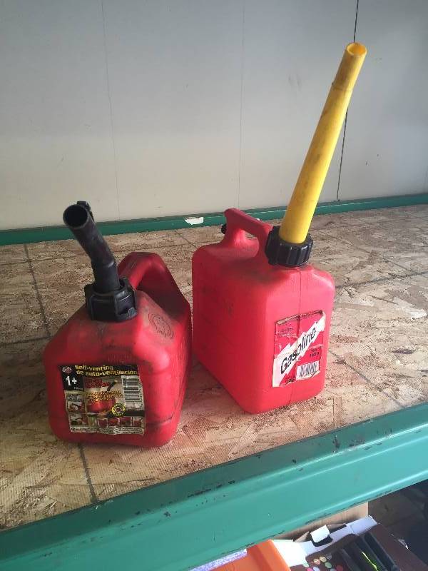 2 - 1 Gallon Gas Cans