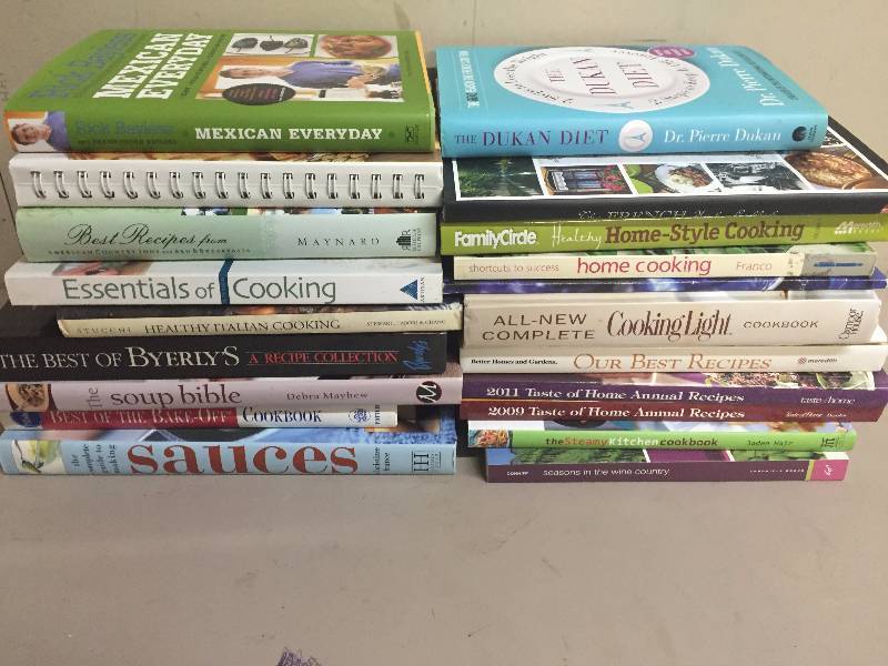 Lot of Cookbooks