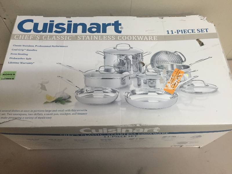 Cuisinart 11 - Piece Stainless Cookware Set