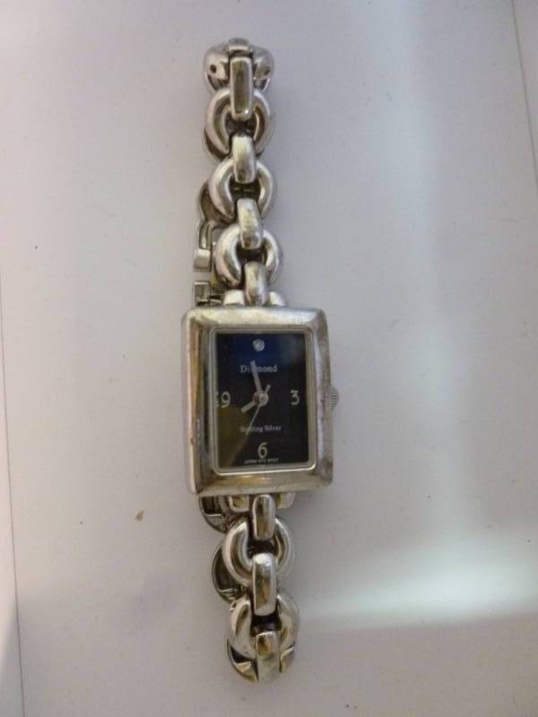 lot 123 image: Sterling Silver Watch