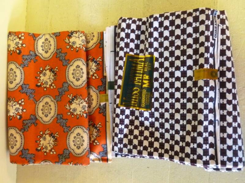 lot 151 image: Veritable Wax Fabric