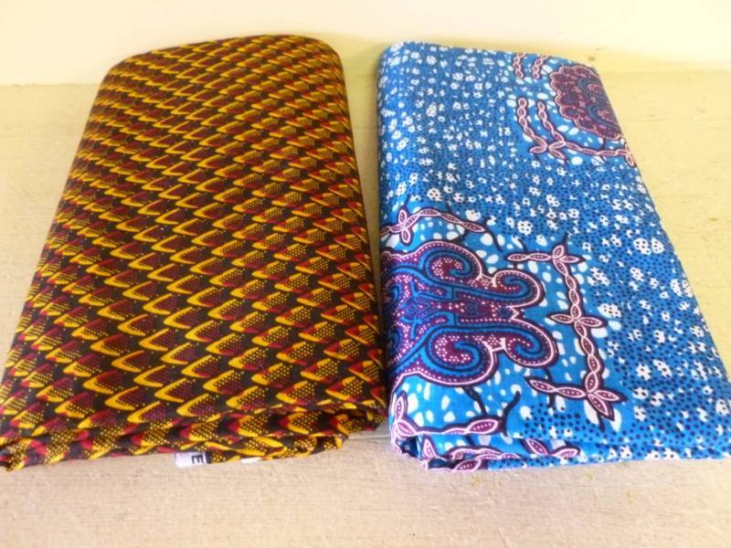 lot 155 image: Veritable Wax Fabric