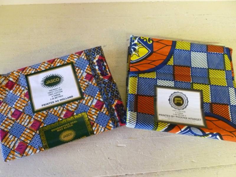 lot 156 image: Veritable Wax Fabric