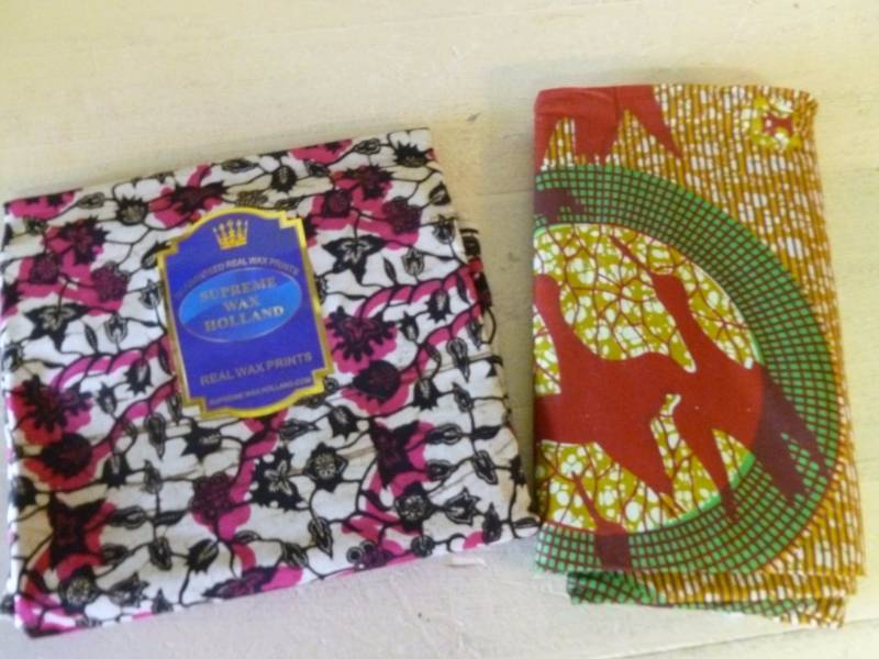 lot 157 image: Veritable Wax Fabric