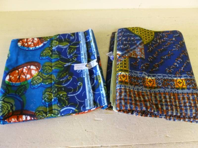 lot 158 image: Veritable Wax Fabric