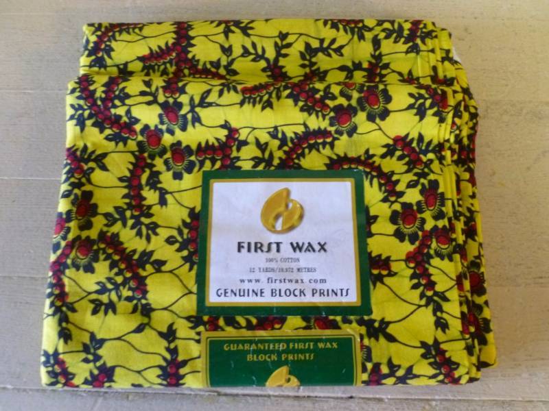 lot 160 image: Veritable Wax Fabric