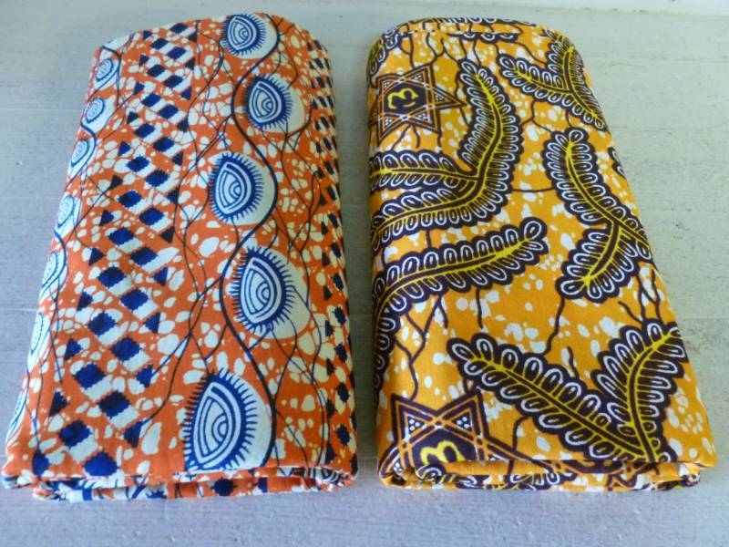 lot 162 image: Veritable Wax Fabric