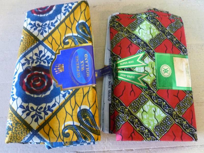 lot 163 image: Veritable Wax Fabric