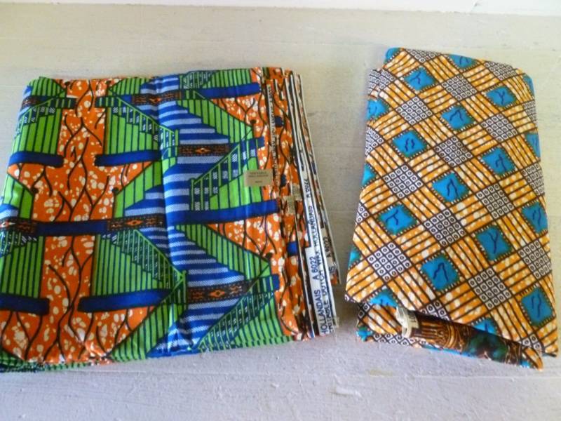 lot 164 image: Veritable Wax Fabric