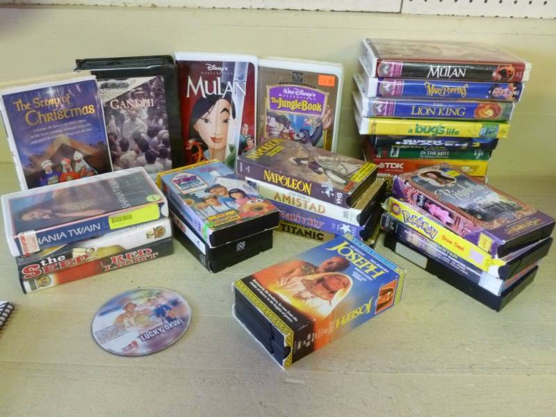 lot 316 image: VCR Movies
